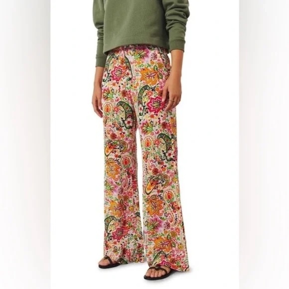 ba&sh Pants - BA&SH Byron Trousers Patterned Paisley Floral 6